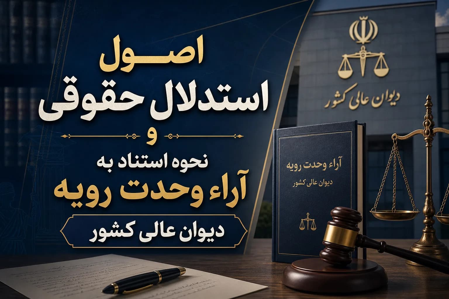 اصول استدلال حقوقی و نحوه استناد به آراء وحدت رویه دیوان عالی کشور