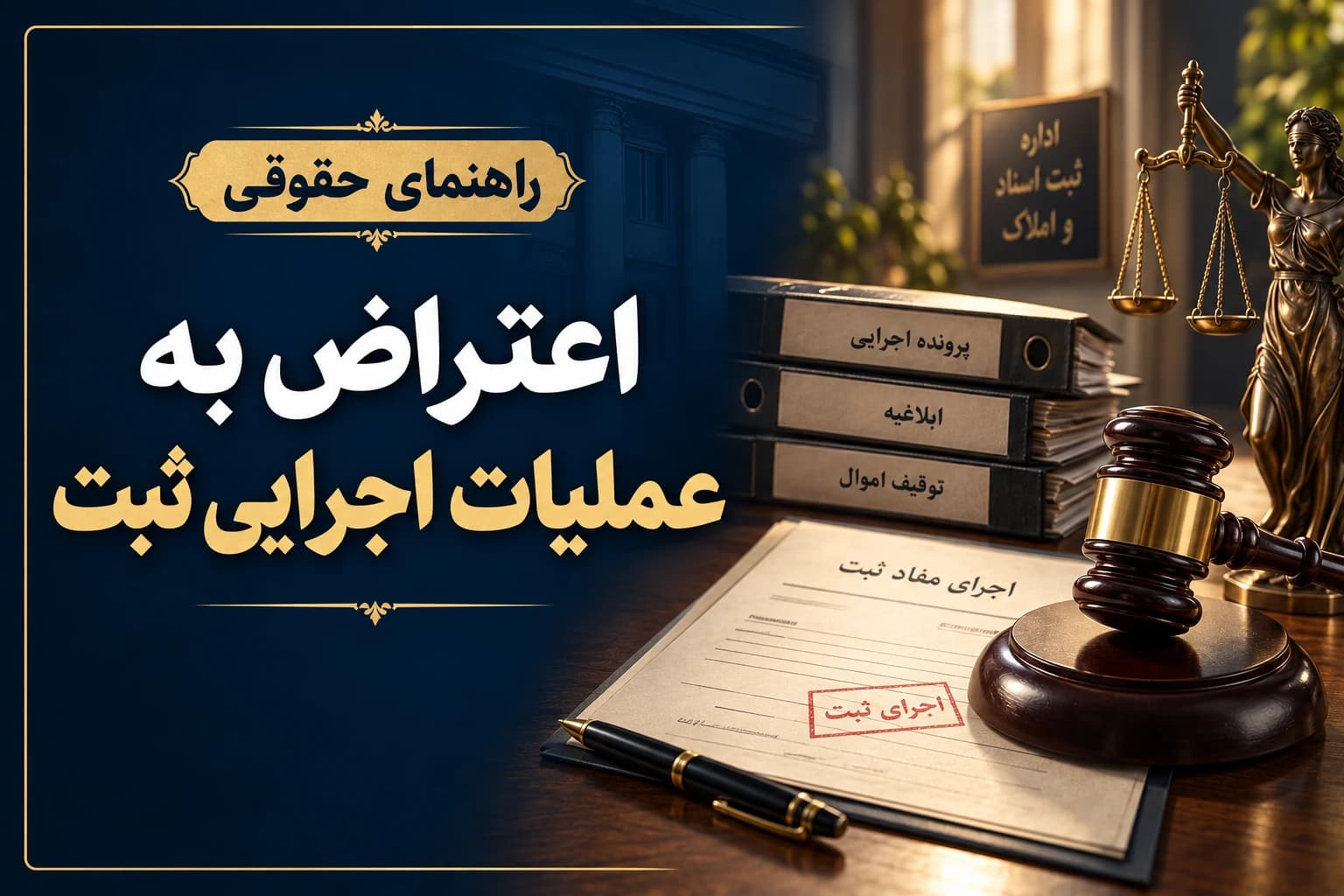 اعتراض به عملیات اجرایی ثبت و بررسی پرونده اجرایی