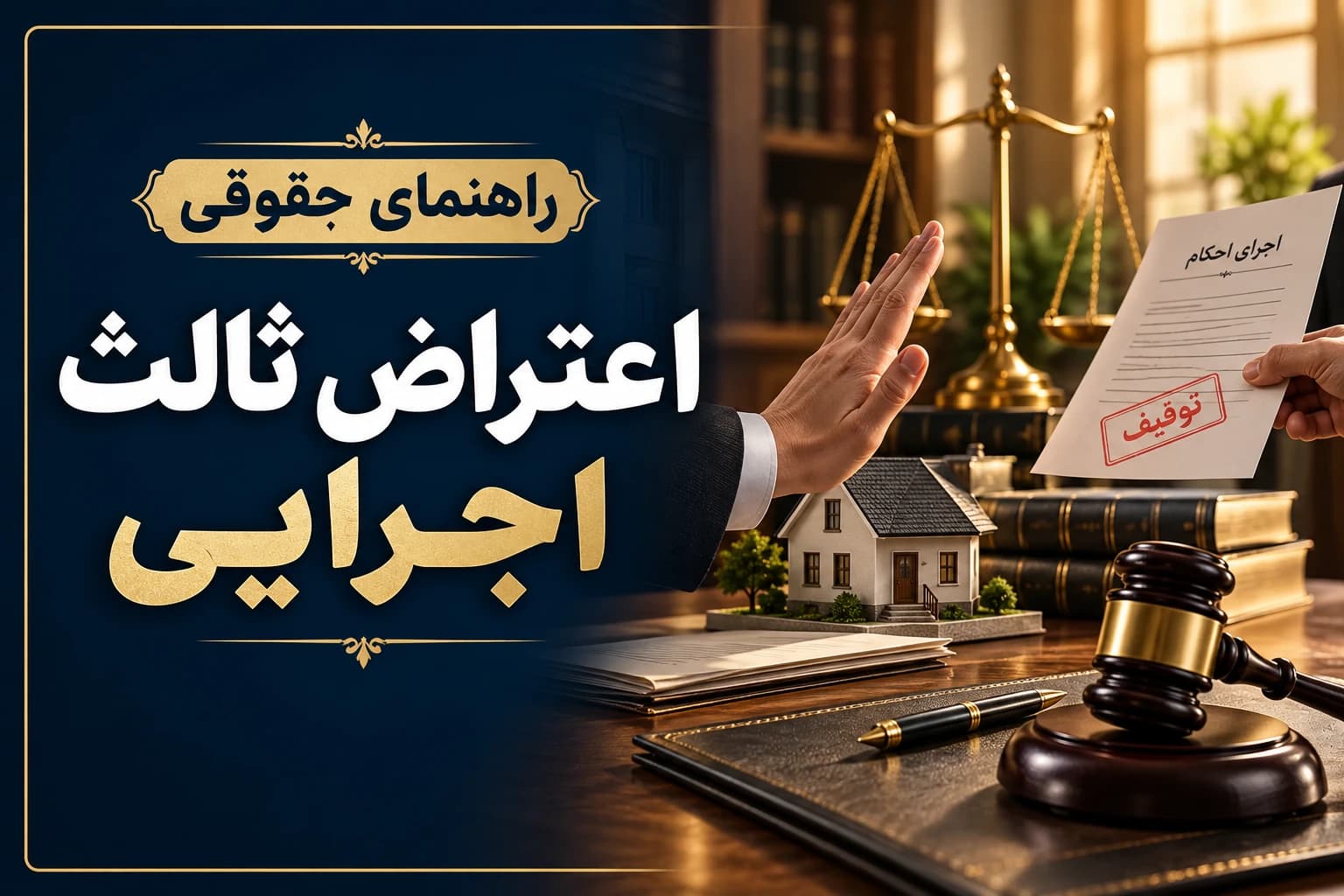 اعتراض ثالث اجرایی برای رفع توقیف مال متعلق به شخص دیگر