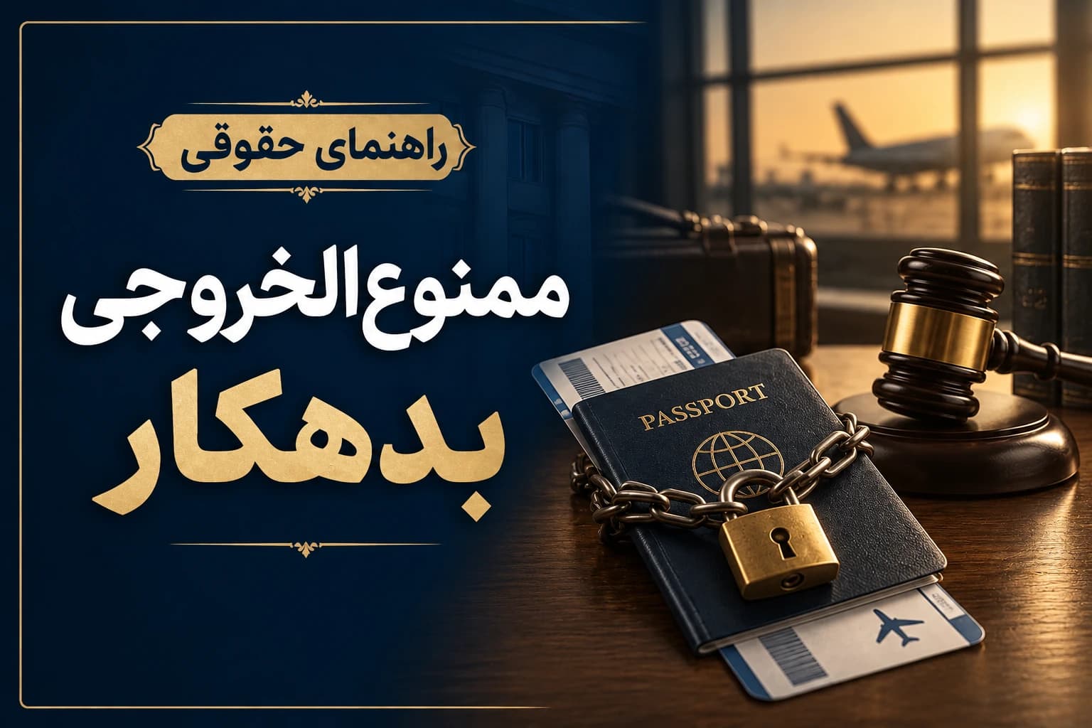 بررسی دستور ممنوع‌الخروجی بدهکار و راه‌های رفع آن