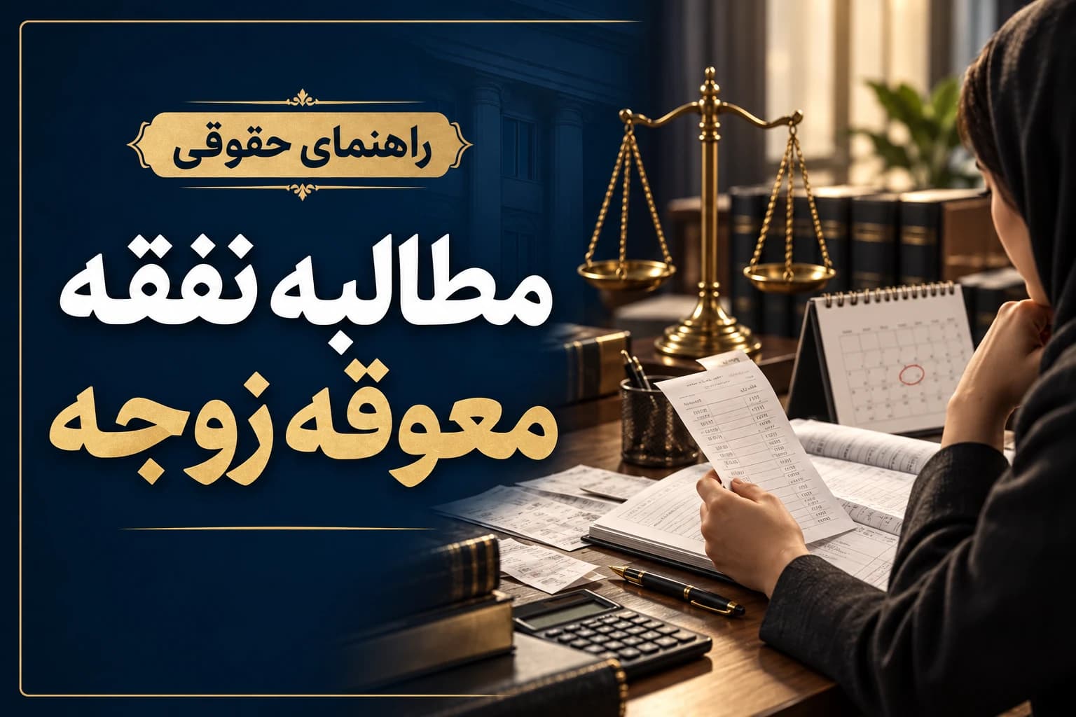 مطالبه نفقه معوقه زوجه و بررسی هزینه‌های متعارف زندگی