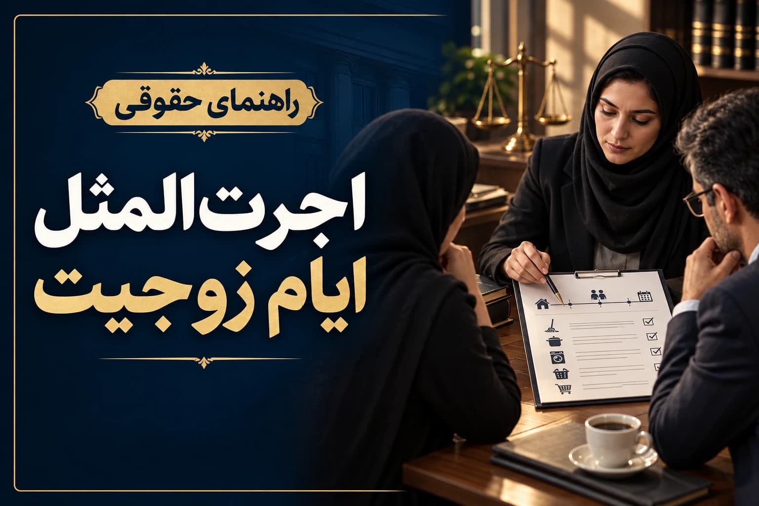 مطالبه اجرت‌المثل کارهای انجام‌شده در زندگی مشترک