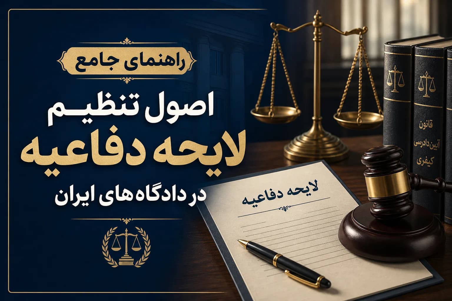 راهنمای جامع اصول تنظیم لایحه دفاعیه در دادگاه‌های ایران