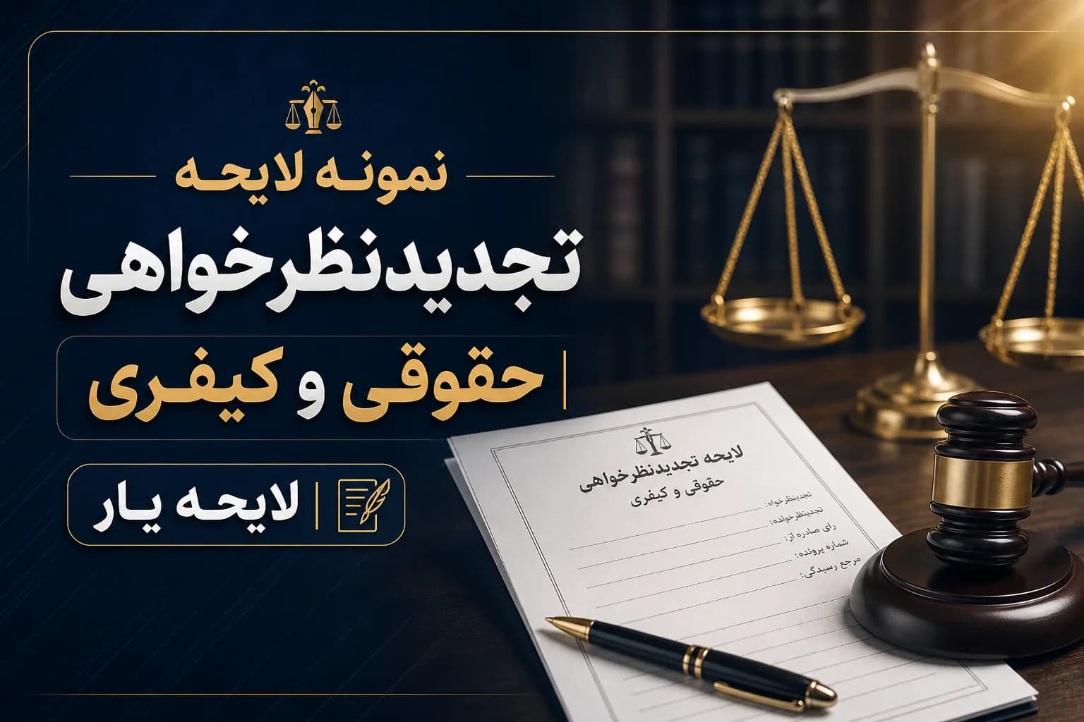 راهنمای کامل و نمونه لایحه تجدیدنظرخواهی (حقوقی و کیفری) + جهات نقض رأی