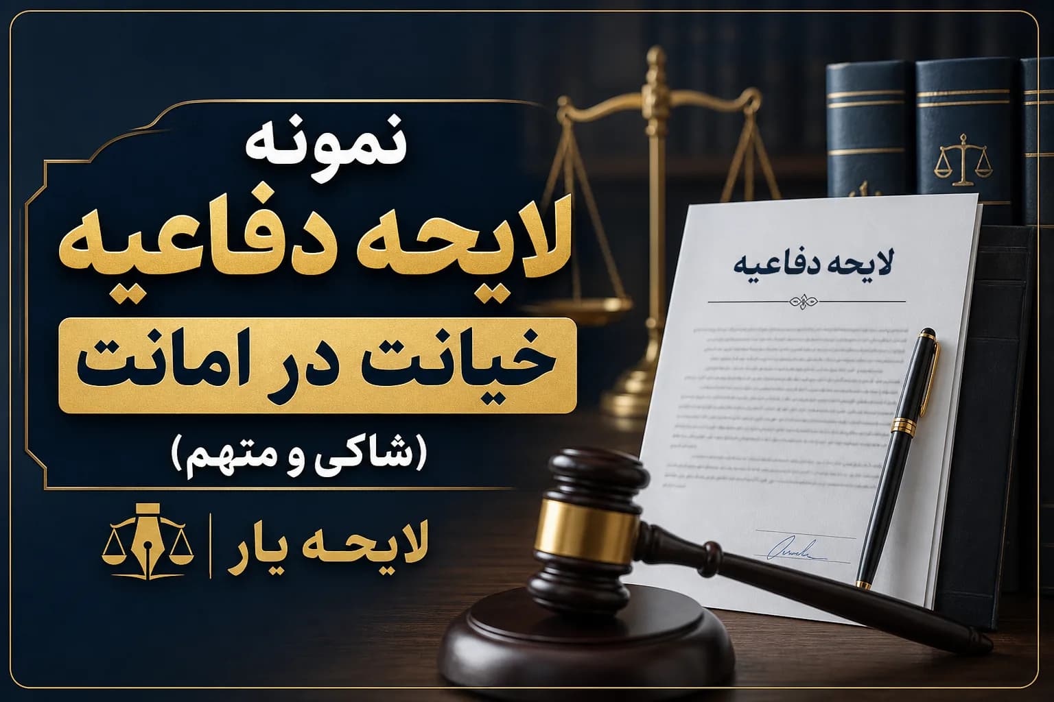 راهنمای تخصصی و نمونه لایحه دفاعیه خیانت در امانت (از طرف متهم و شاکی)