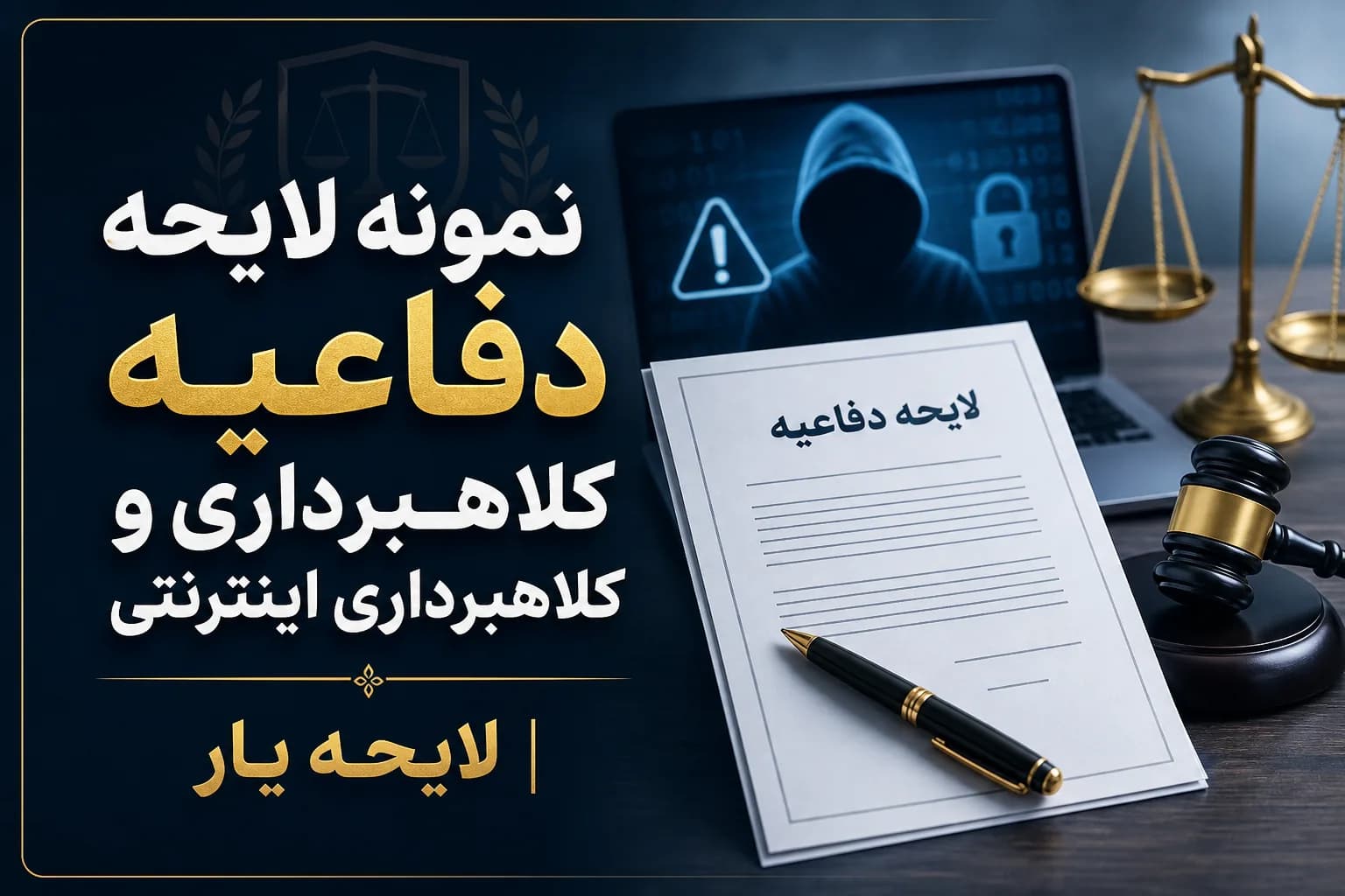 راهنمای تخصصی و نمونه لایحه دفاعیه کلاهبرداری و کلاهبرداری اینترنتی