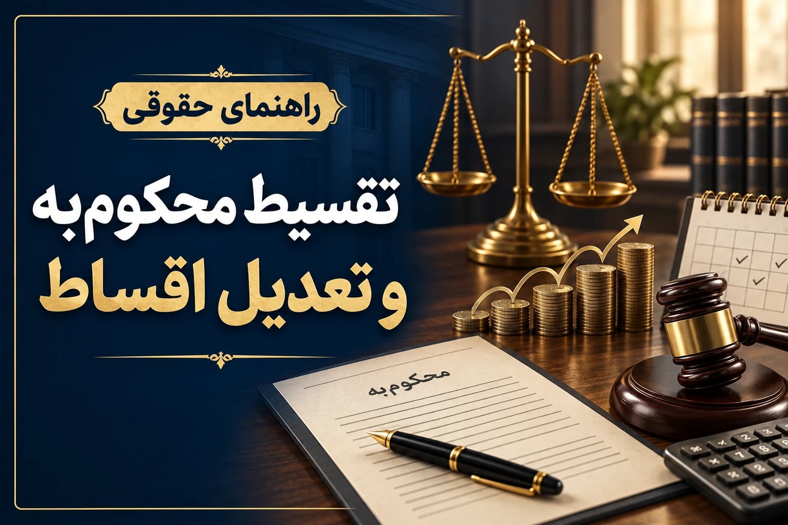 تقسیط محکوم‌به و تعدیل اقساط بر اساس توان مالی