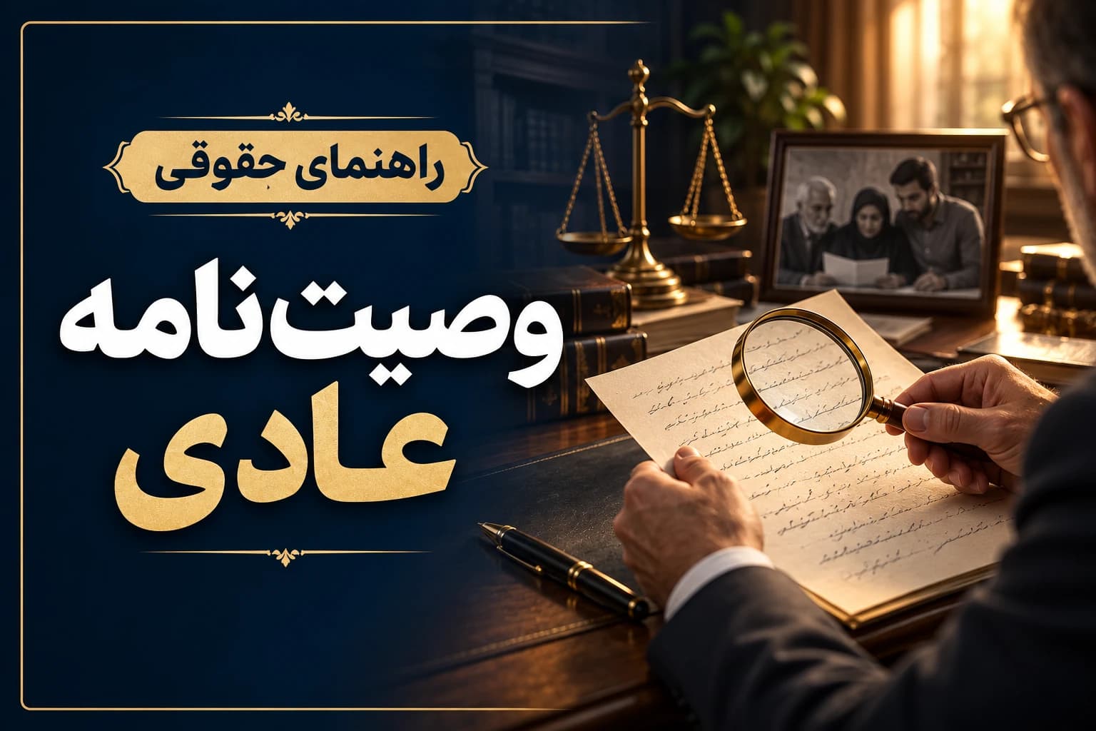 تنفیذ وصیت‌نامه عادی و بررسی اصالت نوشته و امضای متوفی